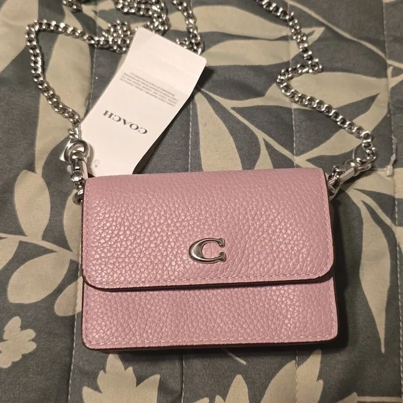 🆕Mini Coach Wallet Leather Crossbody Bag - Picture 2 of 4